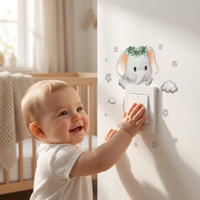 enfant fier des stickers muraux kidsticker