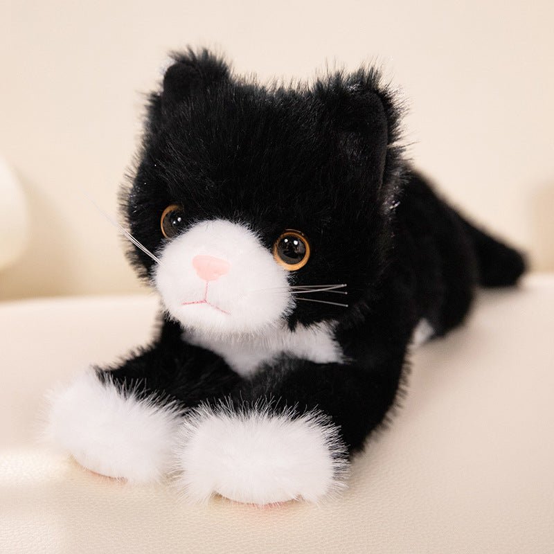 peluche chat - realiste noir | CatDoll - MUE - Mon Univers Enfant