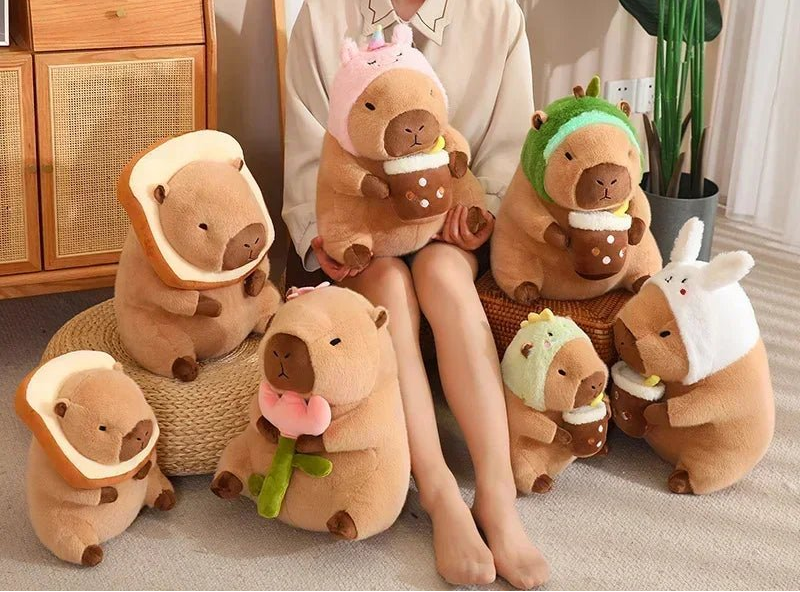 plusieurs varietes capybara peluche douce capydoux