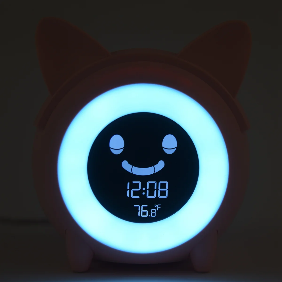 réveil éducatif chat pour enfants – entraîneur de sommeil avec veilleuse sleeptrainer