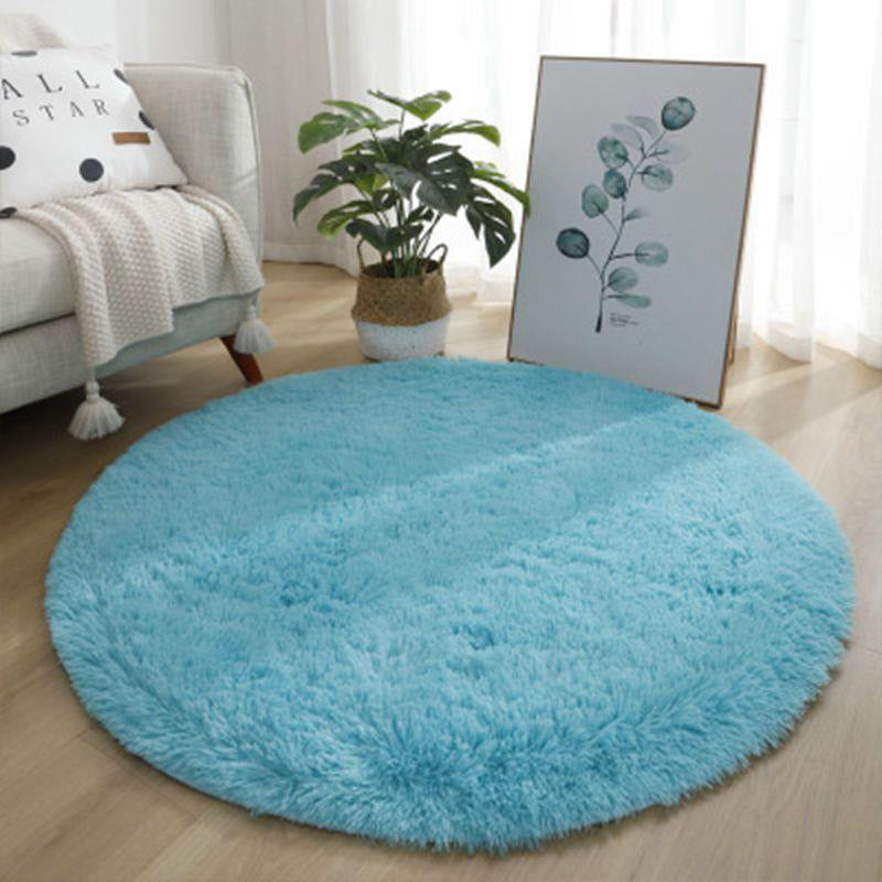 tapis chambre enfant rond bleu claire RondCarpet