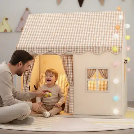Tente enfant avec enfant et parent