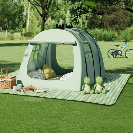 tente enfant maison de jeu verte playhouse