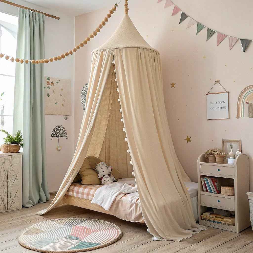 Comment accrocher un ciel de lit - Mon Univers Enfant