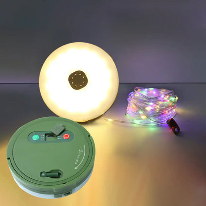 guirlande led rechargeable enfant – 10m 100 ampoules - chambre & camping