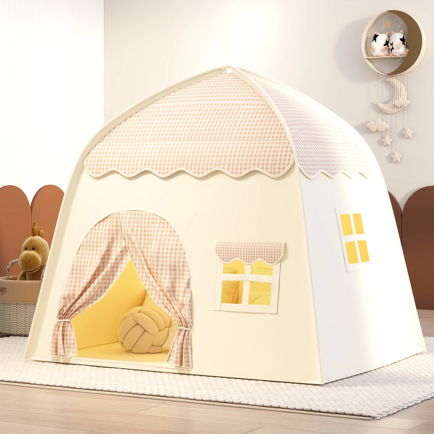 tente princesse enfant pliable – cabane de jeu intérieure et extérieure | HouseTent