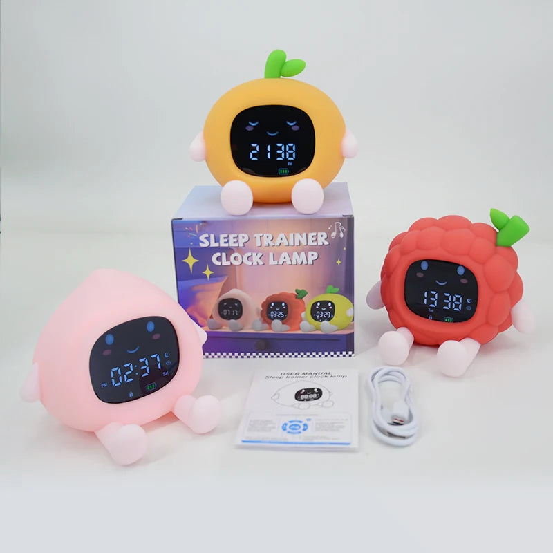 réveil éducatif enfant - entraînement au sommeil avec bruit blanc & veilleuse | SleepTraining