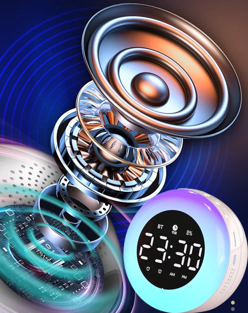 réveil enfant bluetooth veilleuse haut-parleur | DreamClock™ - Mon Univers Enfant