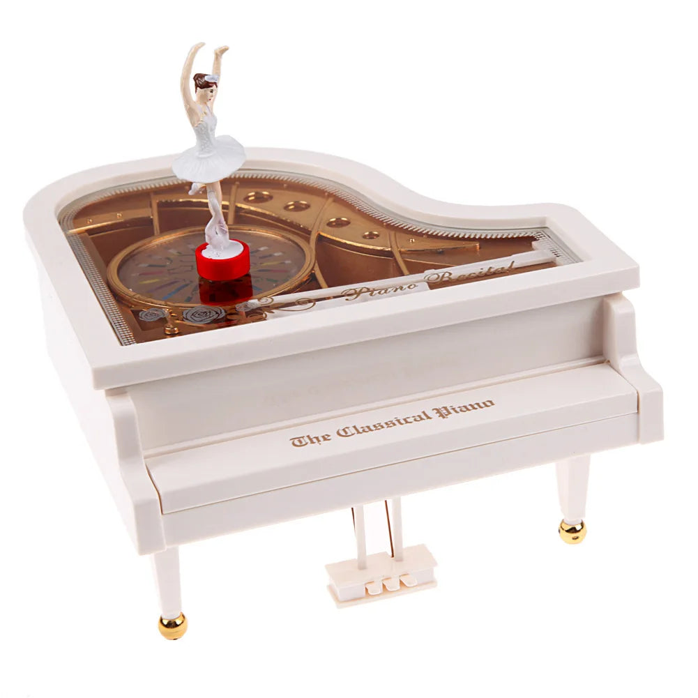 boite a musique piano ballerine - carillon mécanique vintage pour enfant | SonoBox™