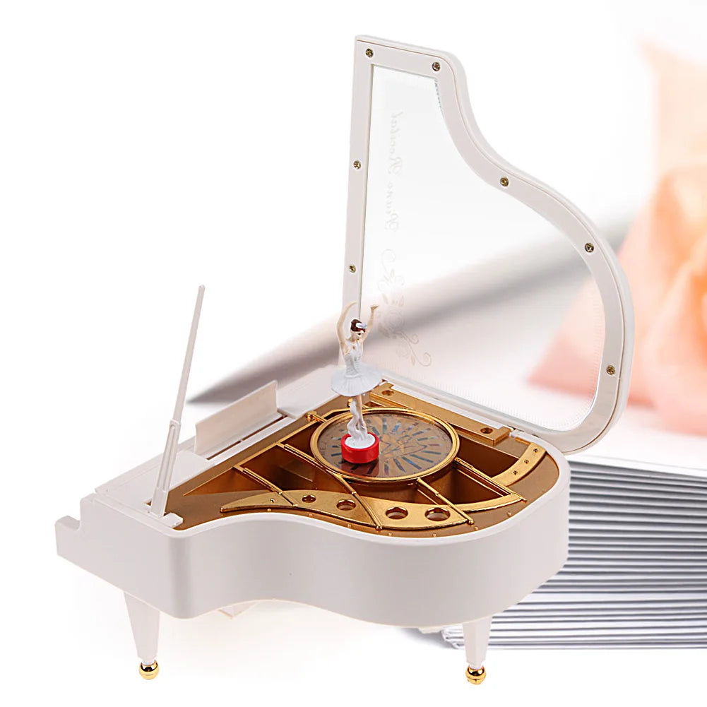 boite a musique piano ballerine - carillon mécanique vintage pour enfant | SonoBox™