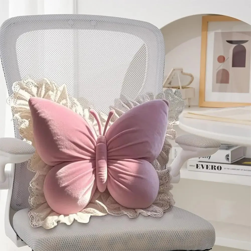 ciel de lit cabane respirant avec coussin papillon | auventcare™