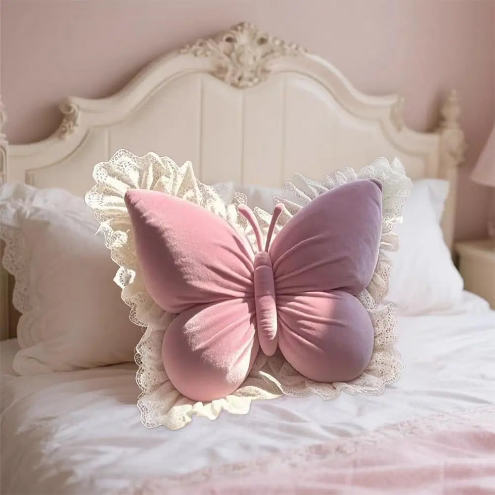 ciel de lit cabane respirant avec coussin papillon | auventcare™