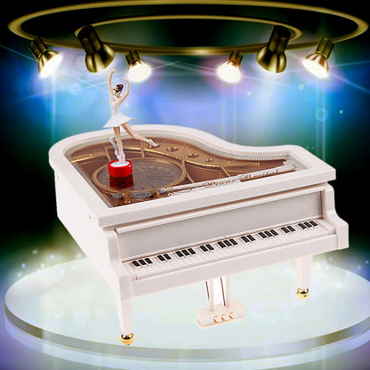 boite a musique piano ballerine - carillon mécanique vintage pour enfant | SonoBox™