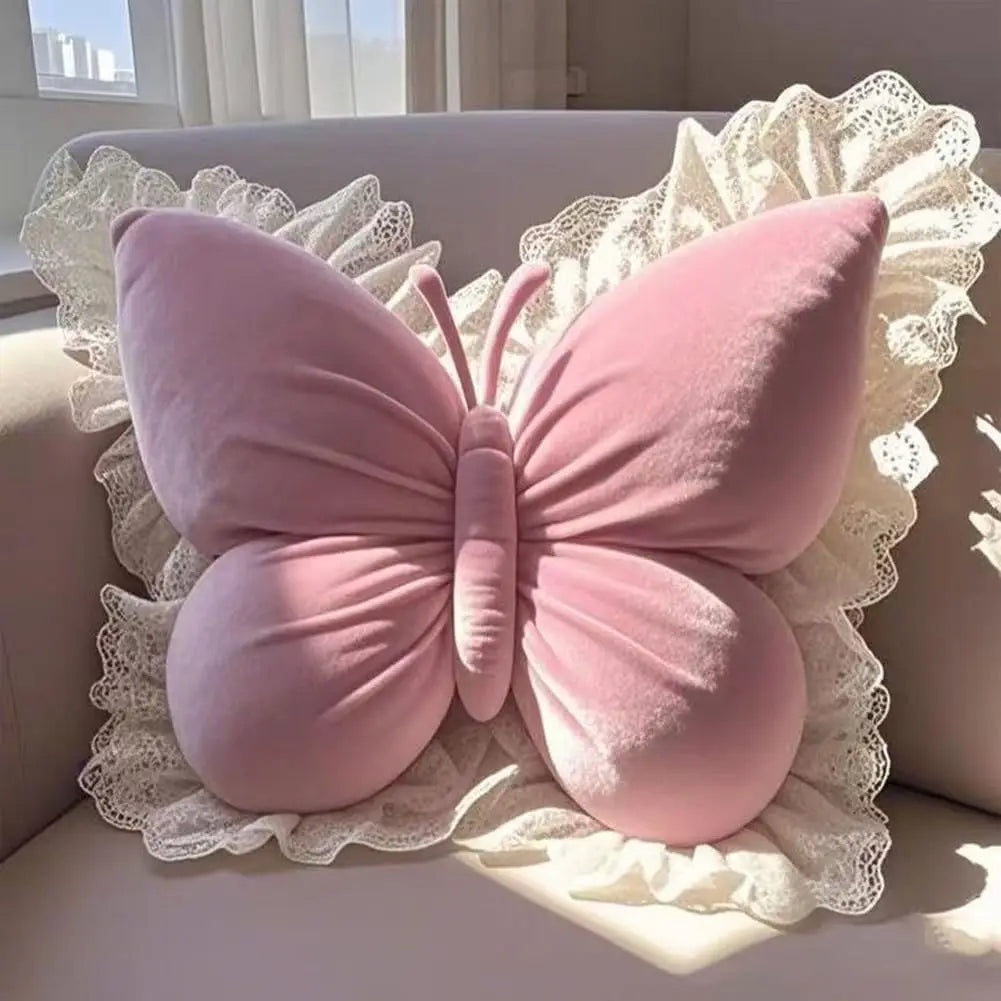 ciel de lit cabane respirant avec coussin papillon | auventcare™