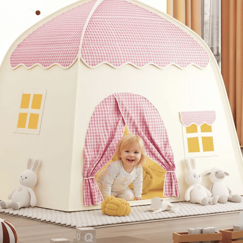 tente princesse enfant pliable – cabane de jeu intérieure et extérieure | HouseTent