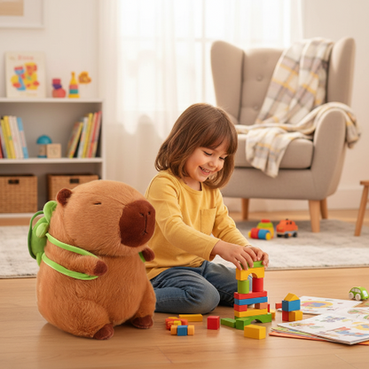 Capybara dans la salle de jeux capydoux