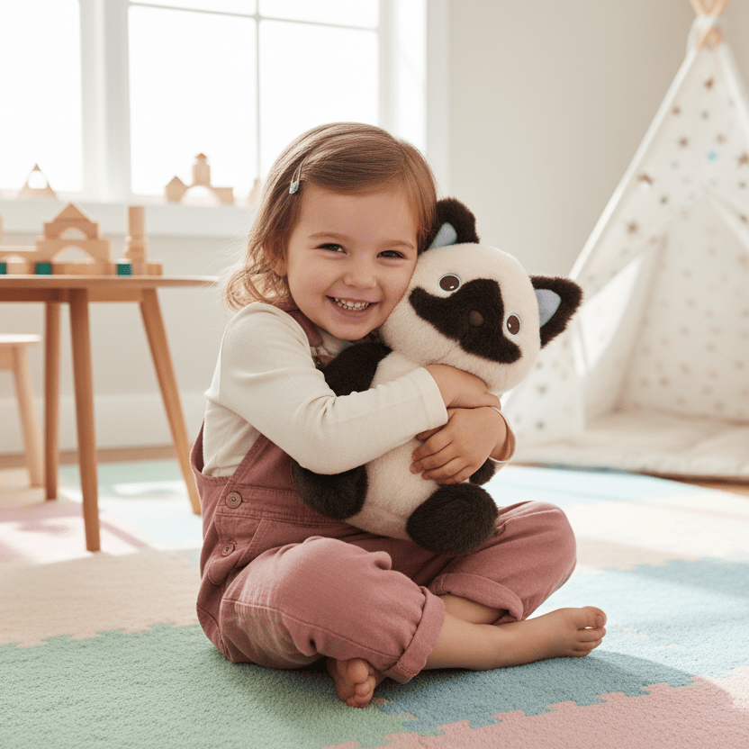 catdoll raton laveur – peluche douce et kawaii pour enfant - MUE - Mon Univers Enfant
