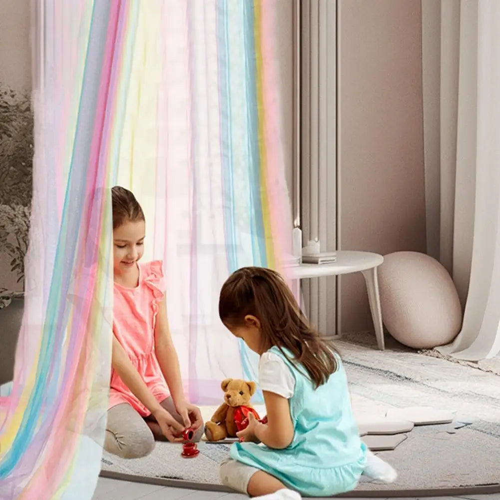 ciel de lit moustiquaire RainbowNet coin jeu