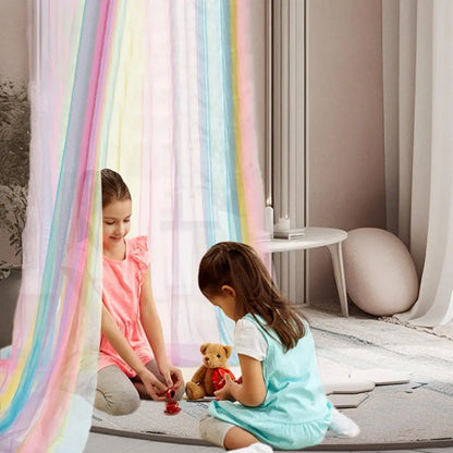 ciel de lit moustiquaire RainbowNet coin jeu