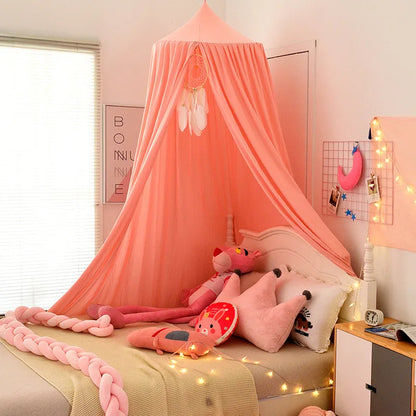 ciel de lit pour fille en dome  rose the pinkskykids