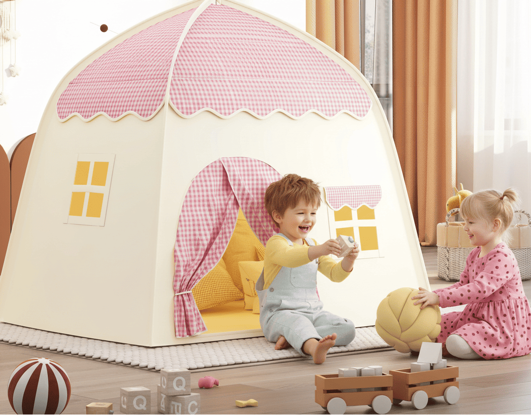 tente princesse enfant pliable – cabane de jeu intérieure et extérieure | HouseTent