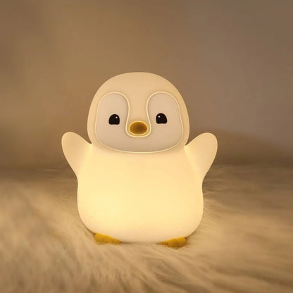 douceur de la pingouin veilleuse enfant