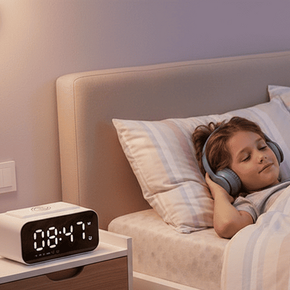 endormissement enfant avec radio reveil bluetooth enfant bluetooth mirorclock