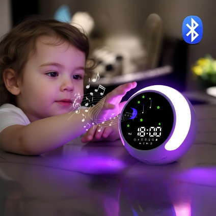 Enfant avec réveil Bluetooth veilleuse muesiplayer