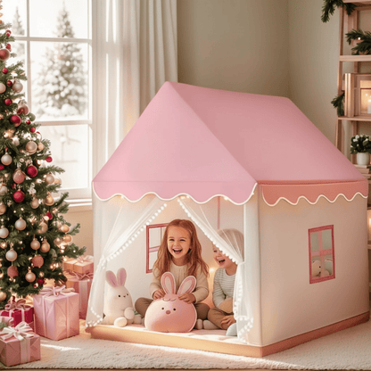 enfants dans cabane enfant intérieur indoortent