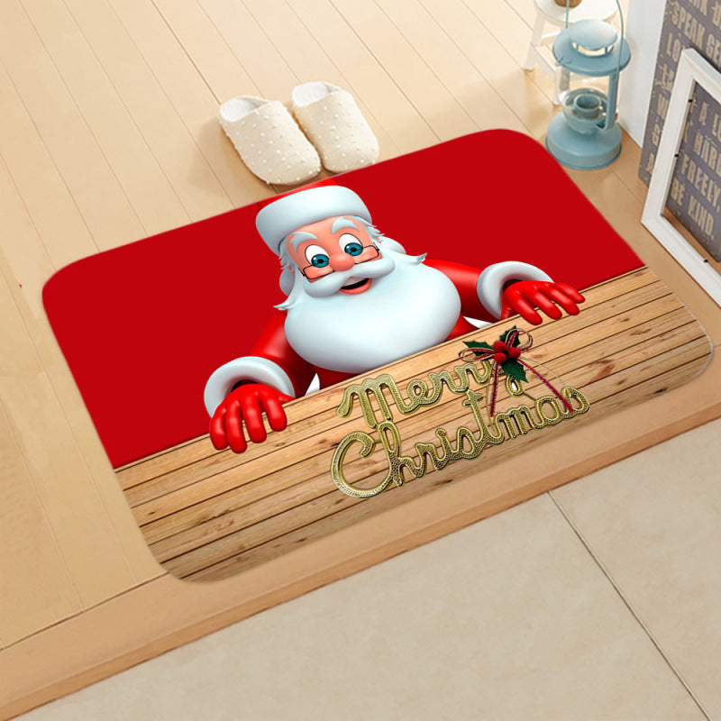 tapis chambre enfant - visite de père noel