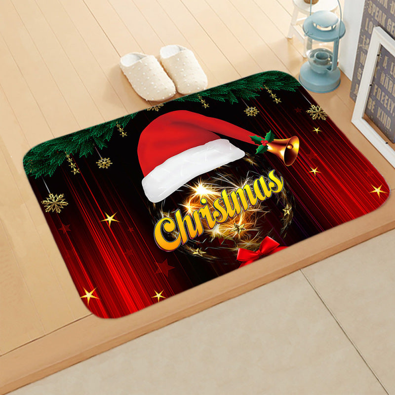 tapis chambre enfant - visite de père noel