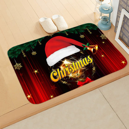 tapis chambre enfant - visite de père noel