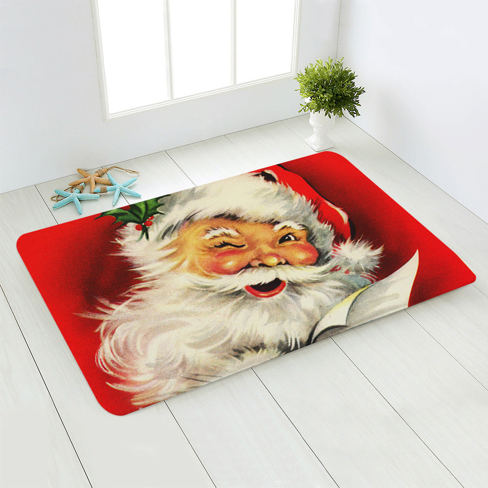 tapis chambre enfant - visite de père noel