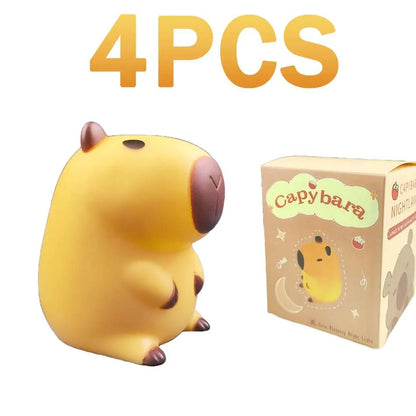 lampe capybara assis serein - mini veilleuse lumineuse 8,5 cm pour enfant - MUE - Mon Univers Enfant