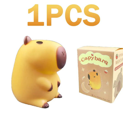 lampe capybara assis serein - mini veilleuse lumineuse 8,5 cm pour enfant - MUE - Mon Univers Enfant
