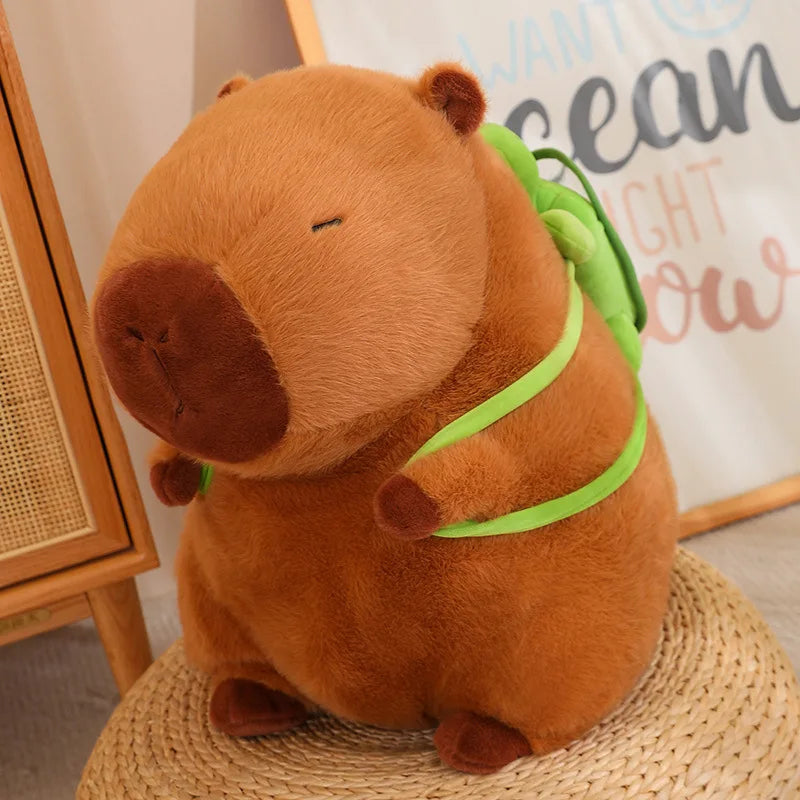 mignone peluche capybara geante 45cm capydoux