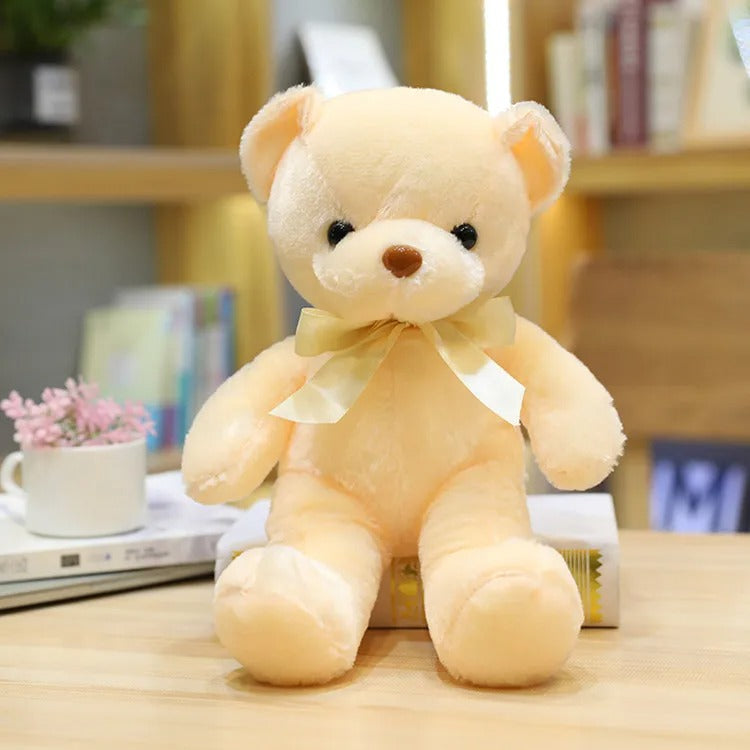 ours en peluche douxcalin beige 30cm