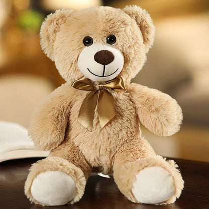 ours en peluche handmade beige