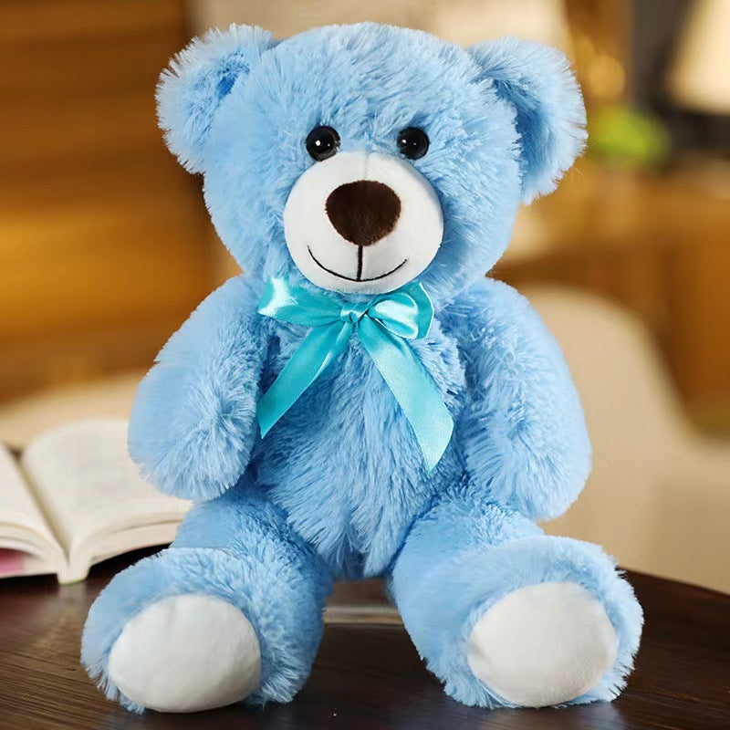 ours en peluche handmade bleu