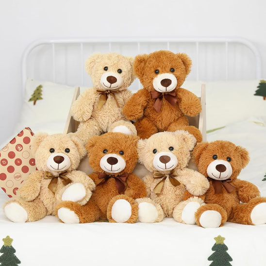 ours en peluche handmade brun et beige