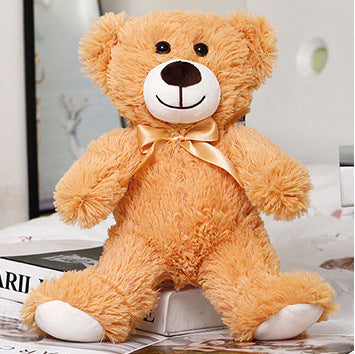 ours en peluche handmade orange