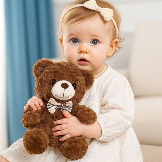 Ours en peluche marron