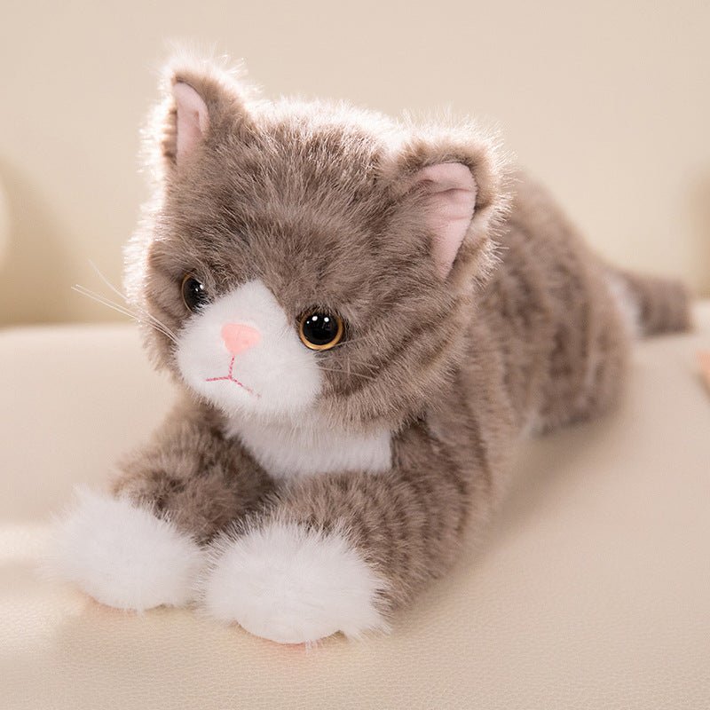 peluche chat - realiste brun | CatDoll - MUE - Mon Univers Enfant
