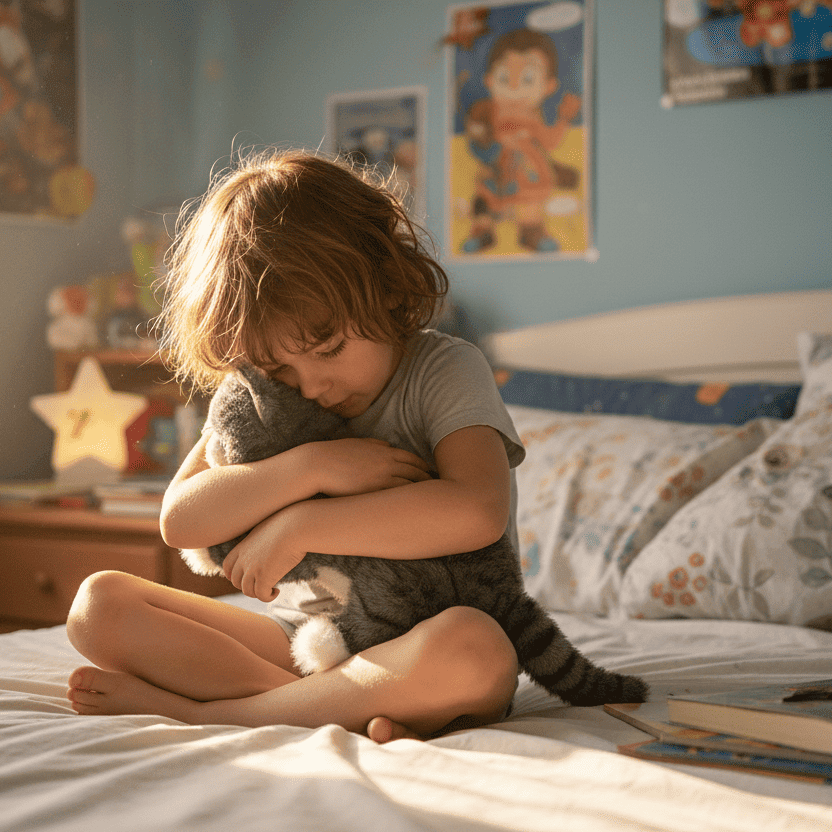 peluche chat - realiste gris | CatDoll - MUE - Mon Univers Enfant
