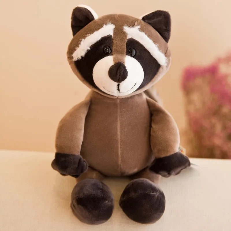 peluche raton laveur mueforet au salon