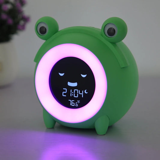 reveil enfant joyeuxmatin grenouille sommeil