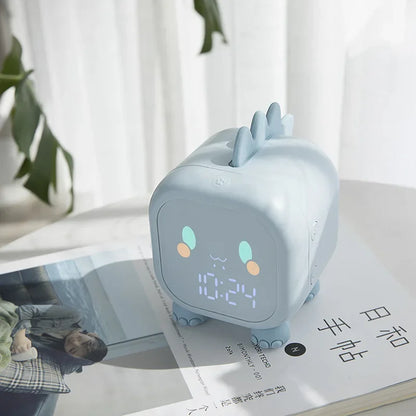reveil veilleuse enfant dragon funnydagon bleu