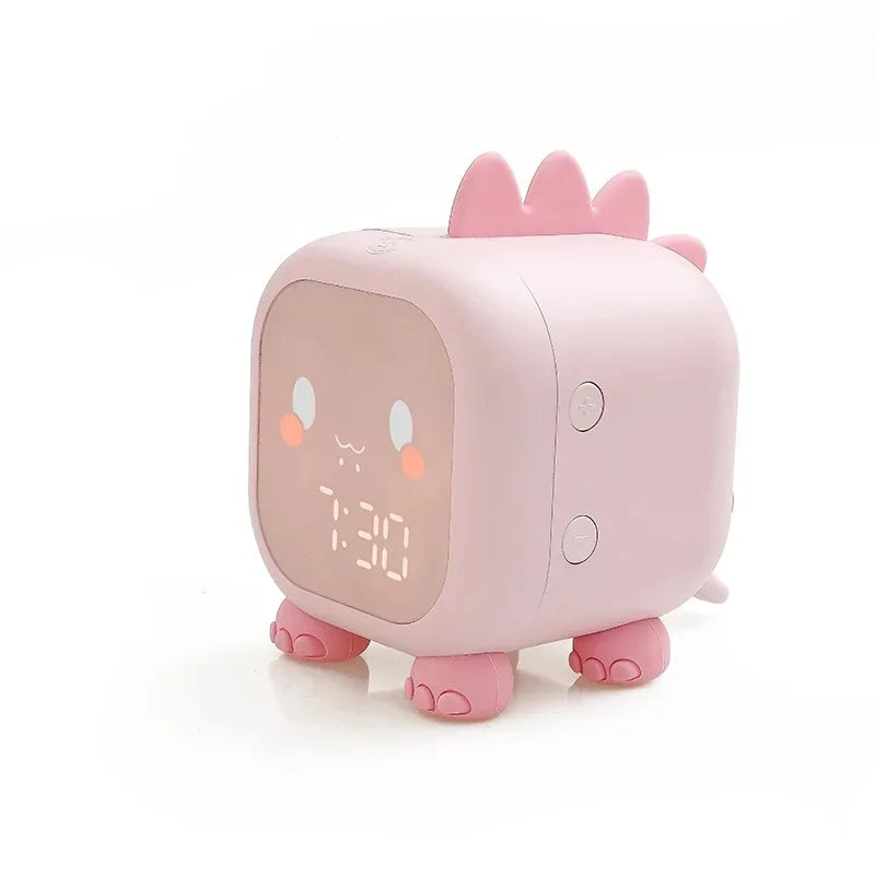 reveil veilleuse enfant dragon funnydagon rose