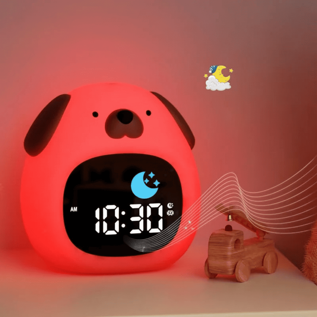 reveil veilleuse enfant sleeptraining ours melodieux