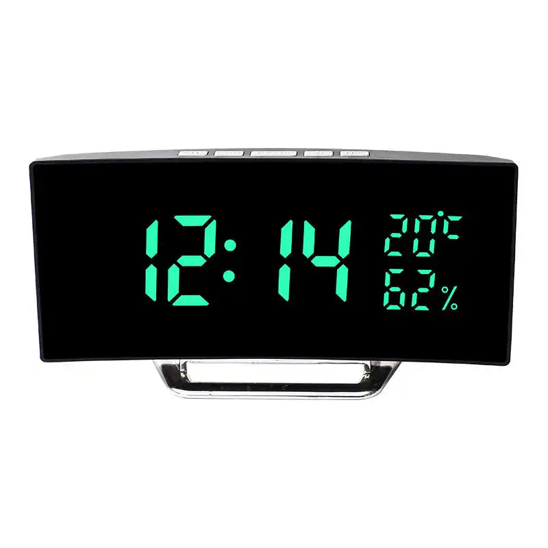 reveil horloge miroir électronique enfant – réveil numérique led avec affichage miroir